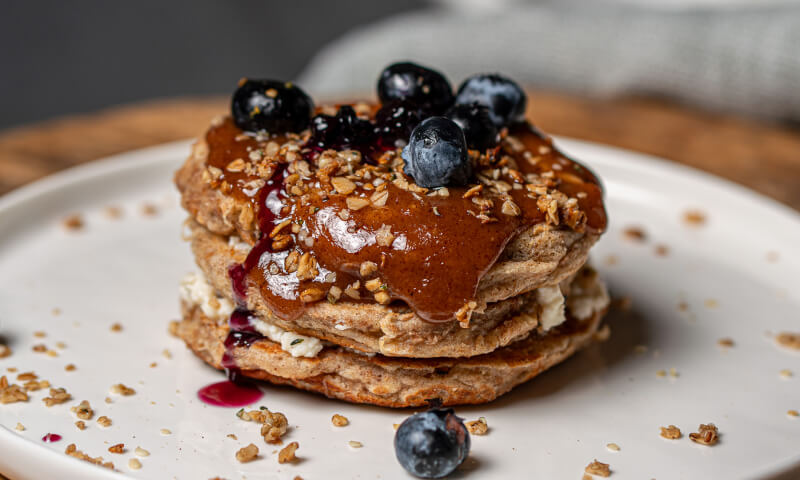 Berry Coulis Buckwheat Flapjack Stack 200g