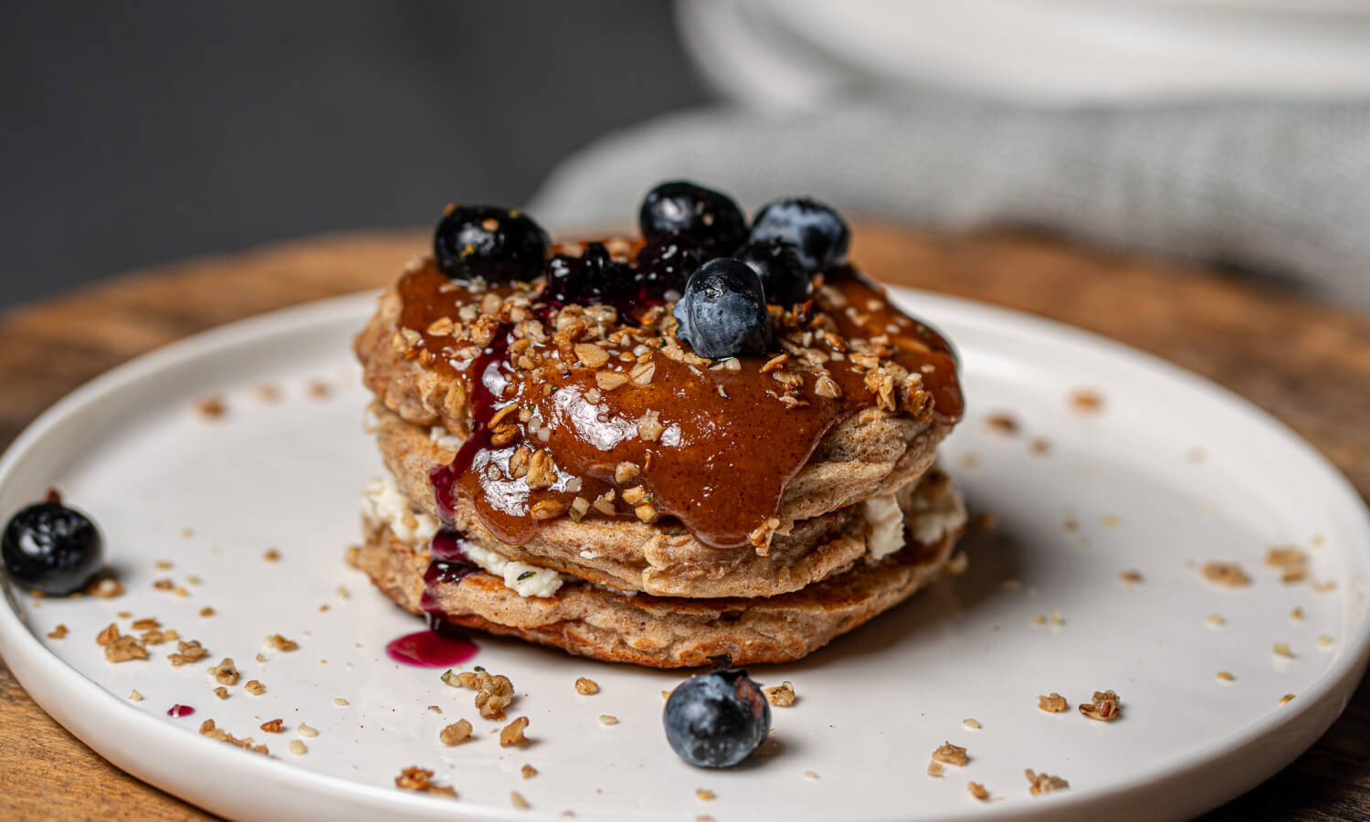 Berry Coulis Buckwheat Flapjack Stack 200g
