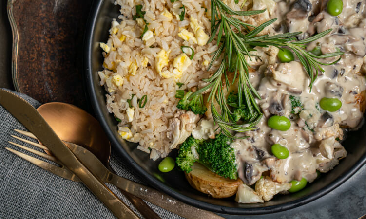 Mushroom Sauce Edamame 350g (v)