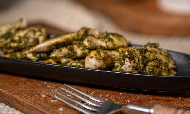 Pesto Chicken Breast Snacker - 100g